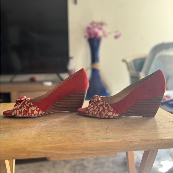 Violet &Red wedges - Picture 4 of 5